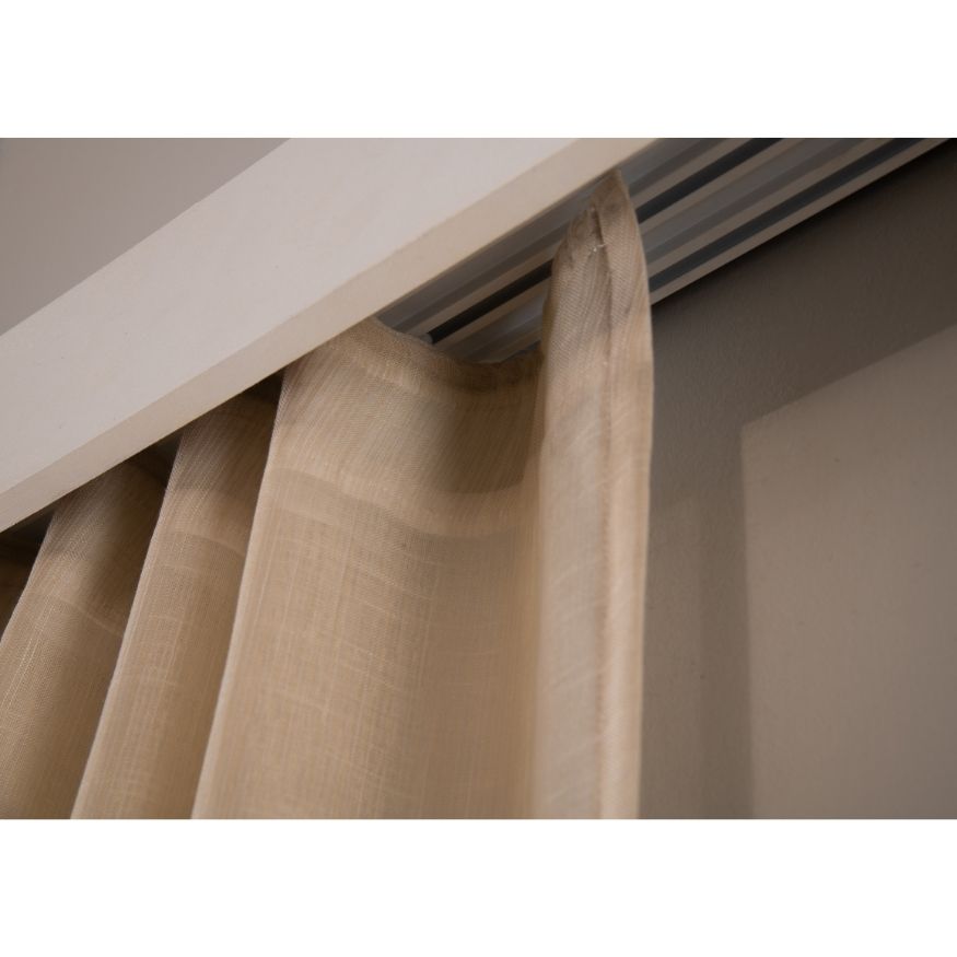 Cortina Para Trilho Gaze De Linho Sem Forro Janela portas Quarto Sala apartamento